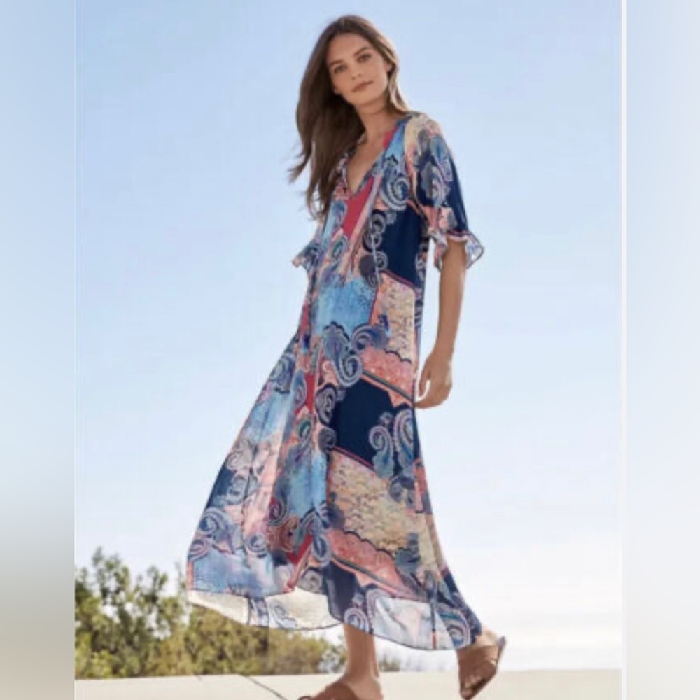 NWT Johnny Was Cordelia Easy Midi Dress